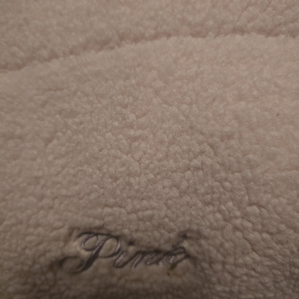 PINK Victoria's Secret Light Pink Sherpa Tote - Picture 2 of 4